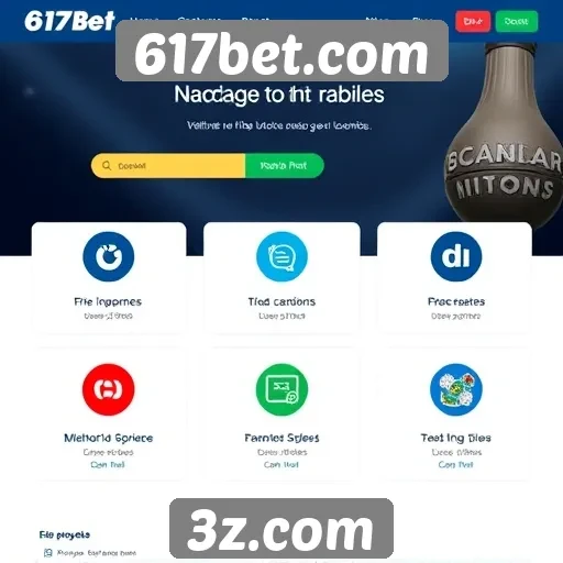 Características da interface do usuário do 617bet.com